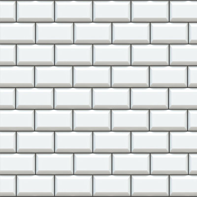 14 cm. W x 28.5 cm. L Fireplace Surround Peel and Stick Subway Tile