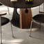 Table ronde en chêne rouge exquis et durable-360214106