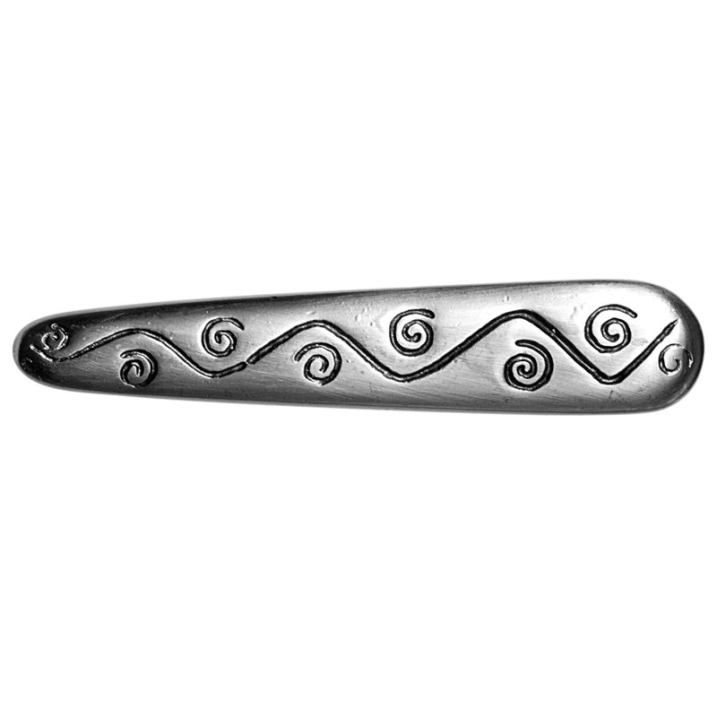 Swirl Bar/Handle Pull, Pewter