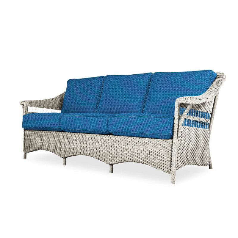 Nantucket Outdoor 3 - Seat Patio Sofa, Burson Domino, Linen
