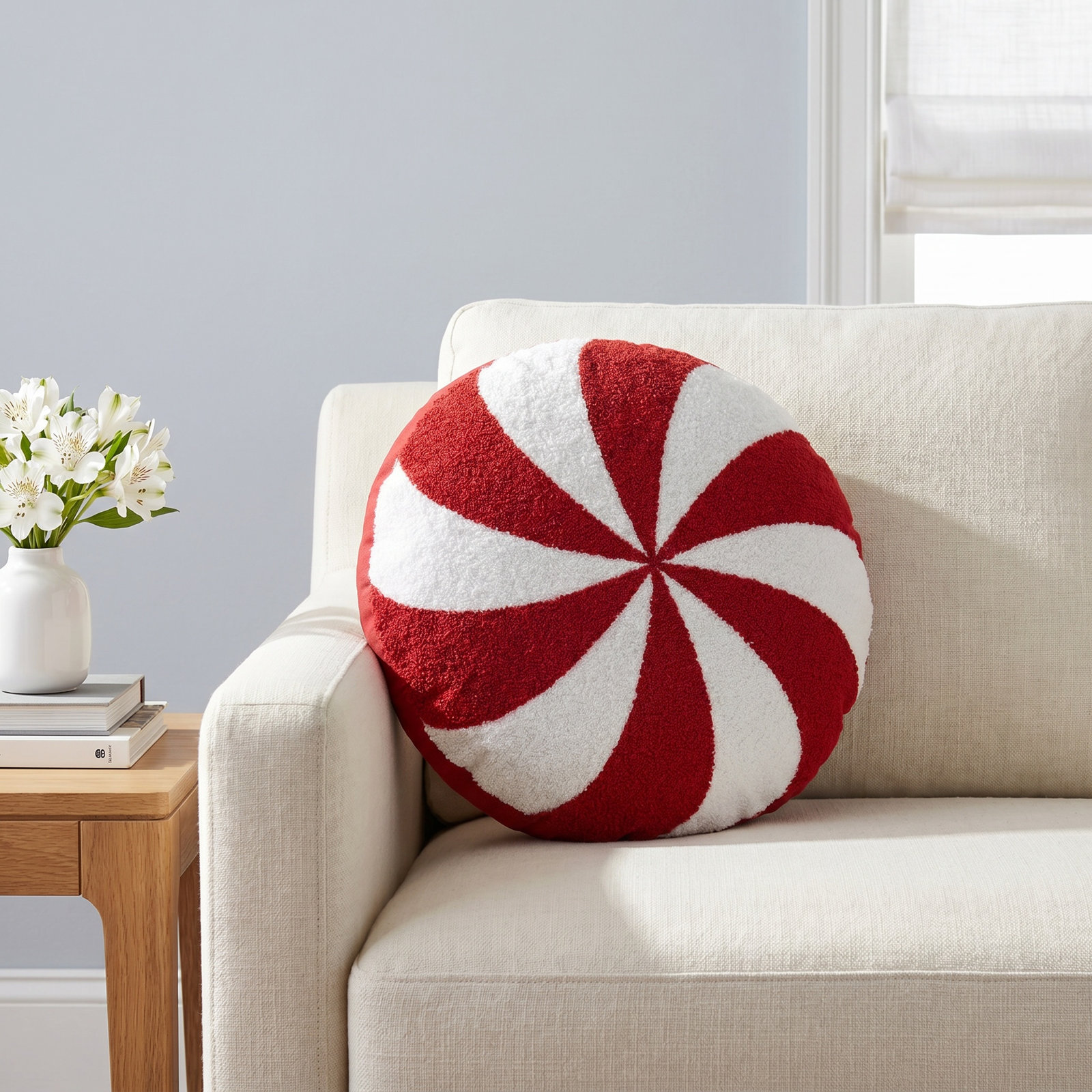 Peppermint Shaped Pillow