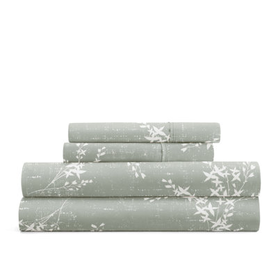 Sheet Set Patterned Microfiber Ultra Soft Bedding