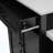 82.7 Inch Kitchen Island With Extendable Dining Table For 4-6 Person,Faux Mable Kitchen Table With Double-Sized Storage,Power Outlet,Kitchen Island With Storage 2 Drawers 2 Side Open Shelves,Black