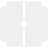 12"OD x 1"ID x 7"C x 1"P Locke Architectural Grade PVC Contemporary Ceiling Medallion, Two Piece-1753625612