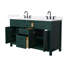 Beckett 60" Freestanding Double Bathroom Vanity with Quartz Top-990040579-990040588-990040589