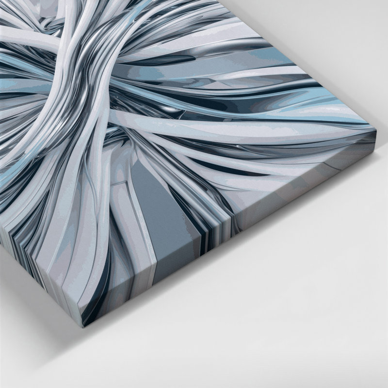 Art numérique sur toile, abstraction numérique 33, H 24 po x l 36 po