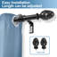 Tringle à rideaux simple réglable Tubbs-744337699-744337696