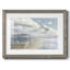 Plage infinie - reproduction encadrée rustique avec tableau mat-89580789