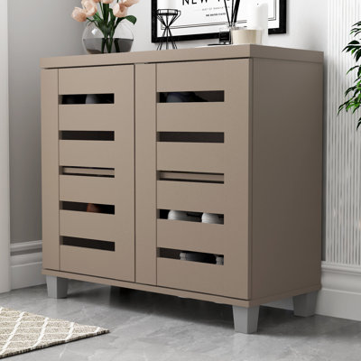 Millan 12 Pair Shoe Storage Cabinet