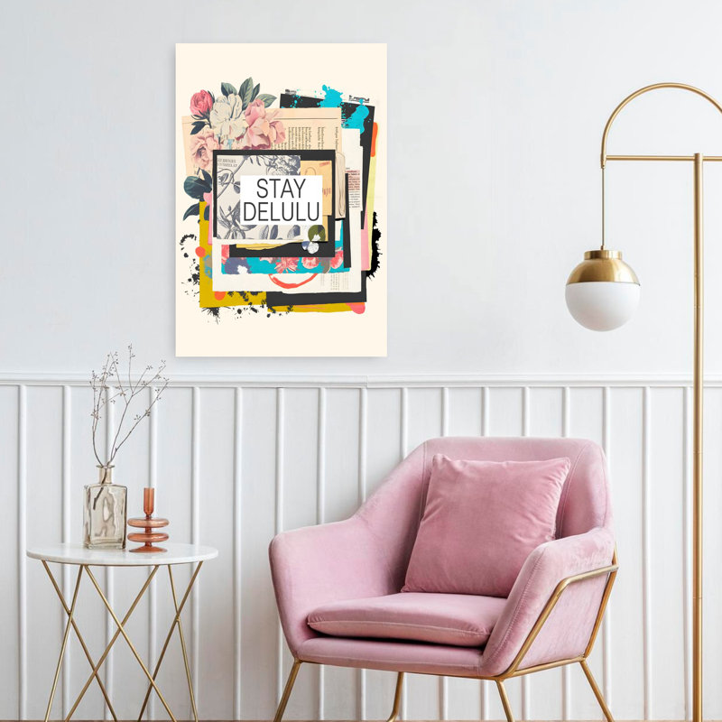 Art contemporain, art abstrait abstrait et coloré, H 24 po x l 16 po