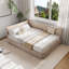 Lit plateforme tapissier réversible en L avec tissu en velours-1024721412-1024721415