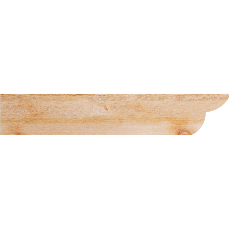 Queue de chevron Crestline, Cèdre rouge de l'Ouest, H 6 po x l 32 po x P 6 po