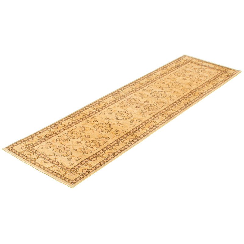 Tapis de couloir en laine de conception unique noué à la main Tapis décoratif en laine de conception unique 2 pi 9 po x 9 pi 7 po Derrisha