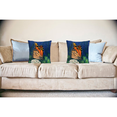 Outdoor Reversible Throw Pillow