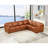 Leather L-Shaped Sectional