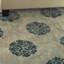 Candelo Handmade Tufted Wool Silver Area Rug-31778362