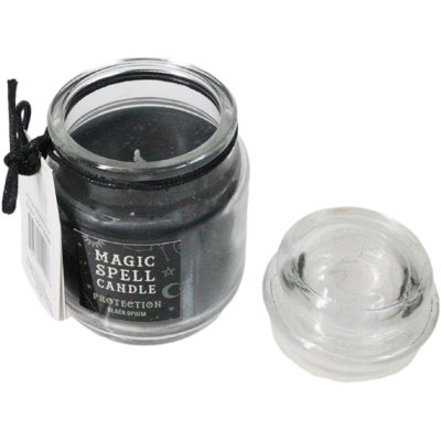 Ensemble de 3 bougies rituelles noires Wicca