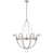 Burnished Silver Leaf/Clear Glass