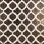 Nabi Arabesque 4" Mixed Finish Glass & Marble Mosaic Tile-496658144