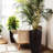 22 - Inch Brown Faux Planters Of 2 With Auto Watering System And Water Level Monitor For Indoor Outdoor Use In Backyard Patio Automatic Decorating Gardens Backyards-107488704