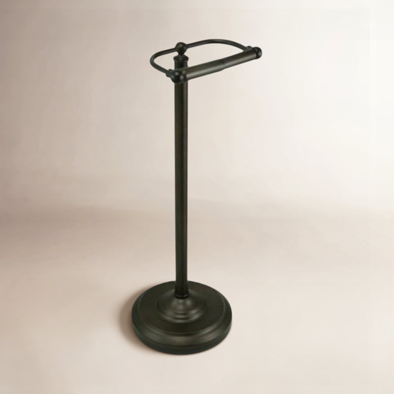 Porte-papier hygiénique sur pied Kingston, Bronze huilé