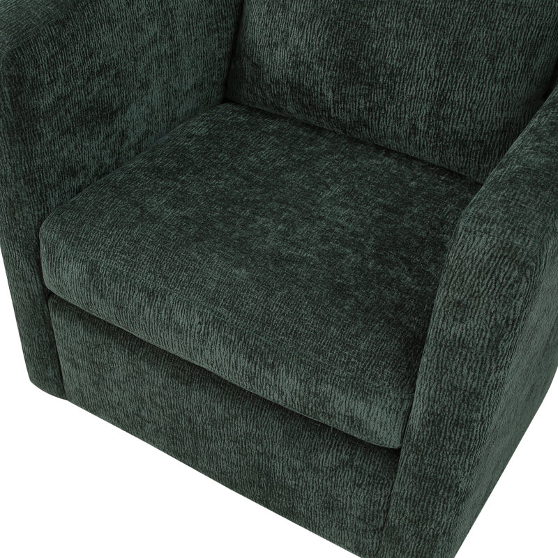 Fauteuil demi-tonneau vert Sutton Kelly, Vert