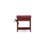 Denison Night Stand - Rectangle Modern End Table with a Drawer for Bedroom, Burgundy-507157532
