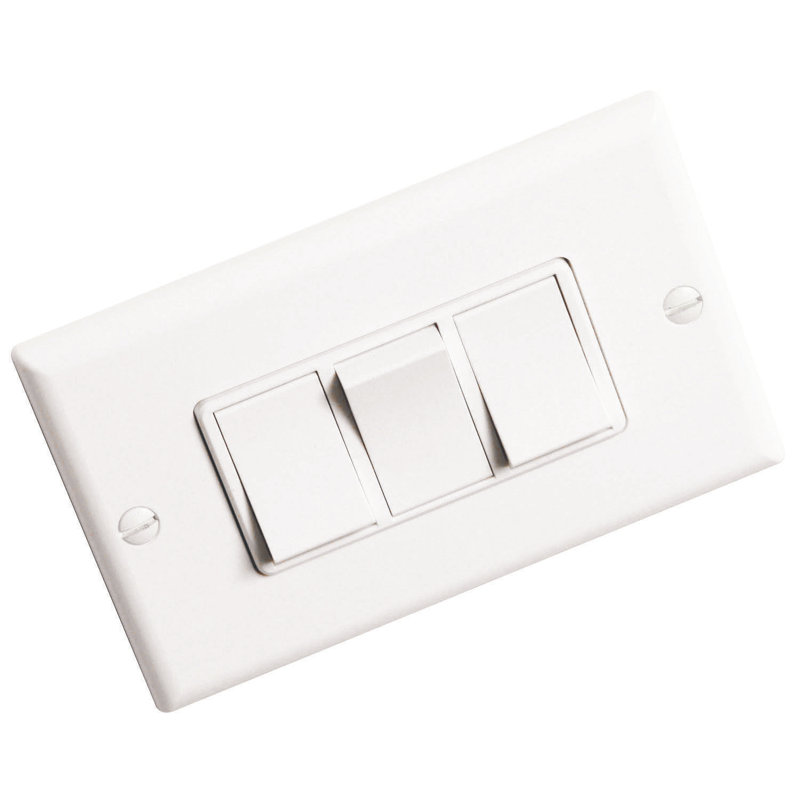 WhisperControl Tamper Resistant Single Pole Light Switch