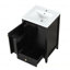 Meuble-lavabo avec lavabo, armoire de salle de bain avec porte à fermeture douce, support de rangement et tiroir-133039439