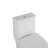 Elongated Ceramic Toilet, 1.1/1.6 , White, Comfortable, Soft Close Seat, & , T036wt Elongated, Ceramic,