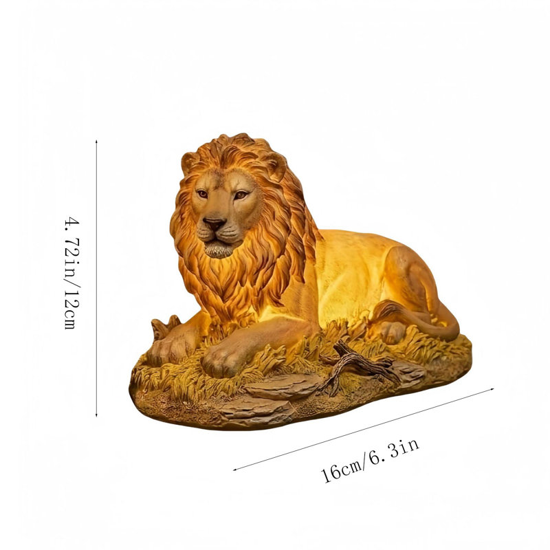 Ornement en résine Lions Night Light