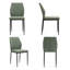 48cm H Fabric Upholstered Metal Side Chair-1468281420