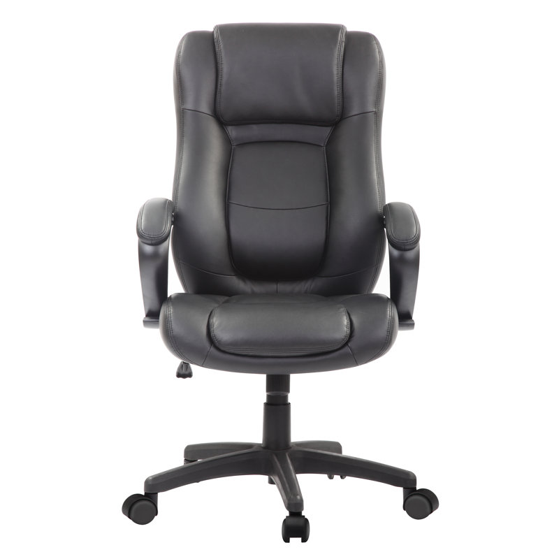 Symple Stuff Alviso Leather Executive Chair