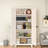 Multifunctional Metal Pantry With 2 Shapely Doors, Lock, 4 Adjustable Shelves