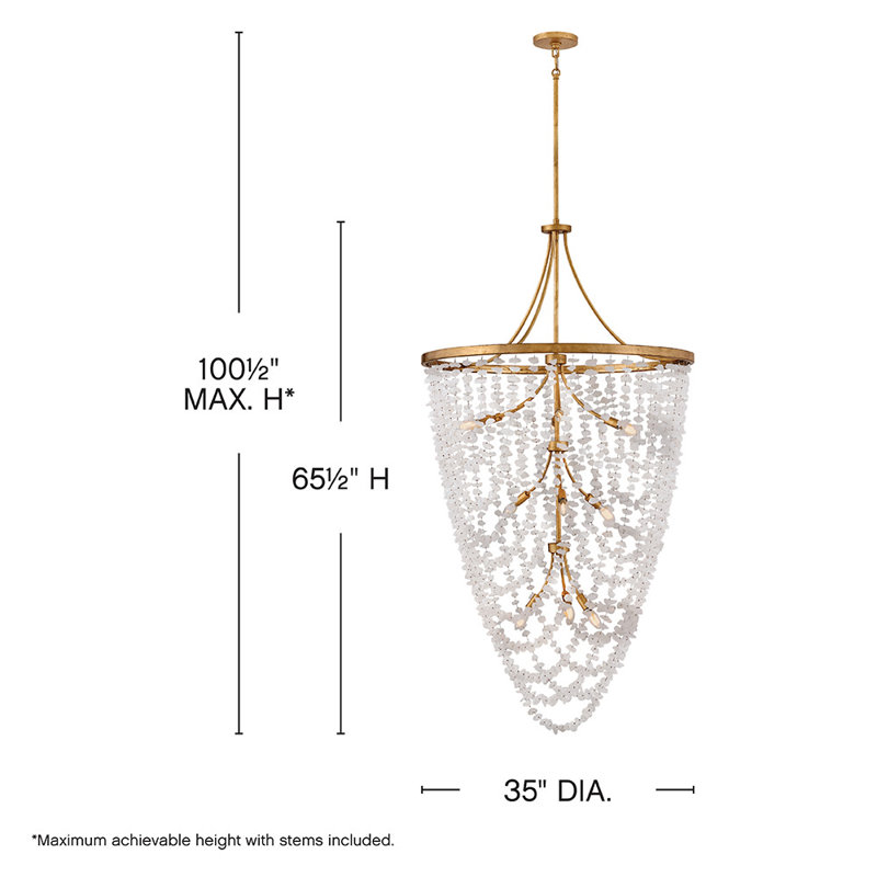 Myra 12 - Light Chandelier