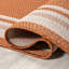 Tapis orange / crème James-367811146