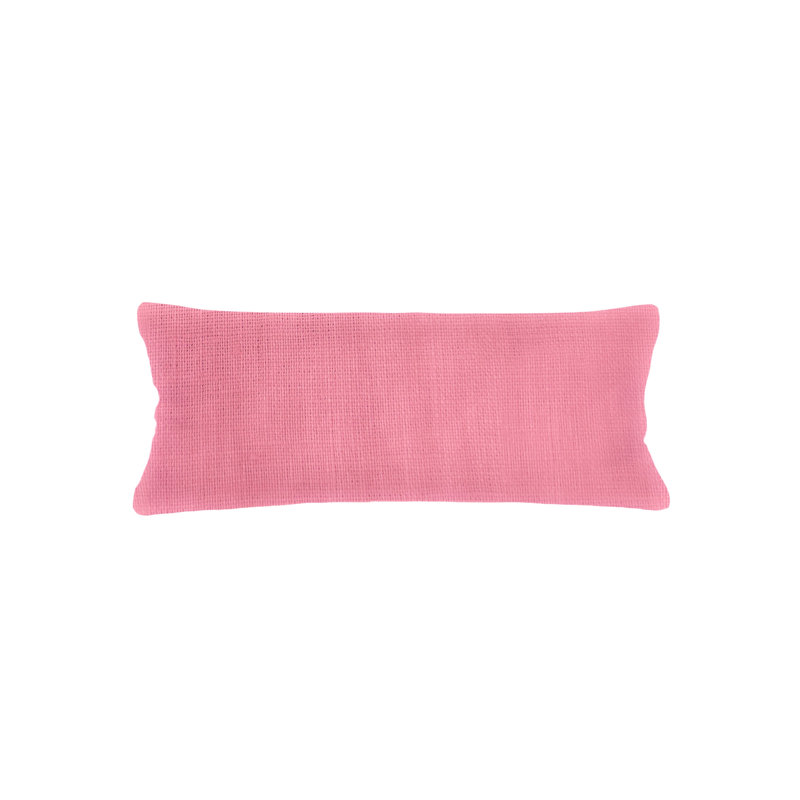 Oreiller en lin rouge 14 x 40, Rouge Pink