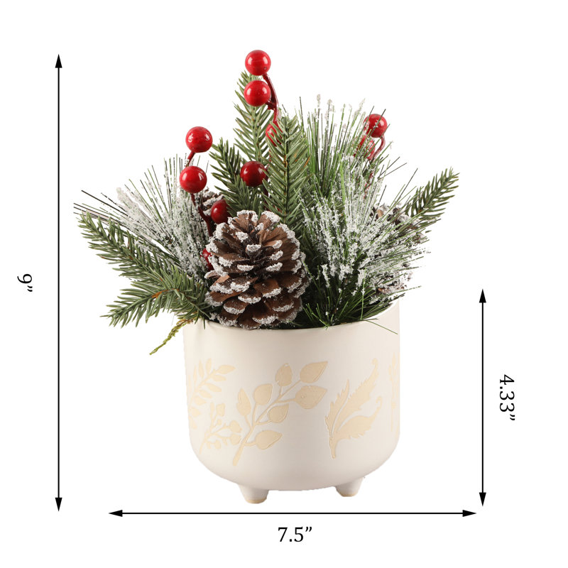 Pot de Noël en céramique