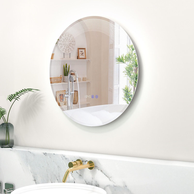 Round Wall Makeup / Shaving Mirror