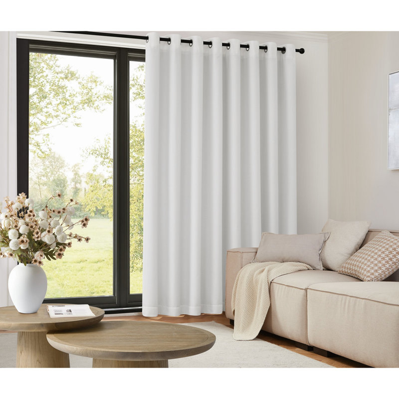 Paire de panneaux isolants à œillets avec doublure amovible THERMALBARRIER I-SNAP , Blanc, L 100 po x L 95 po