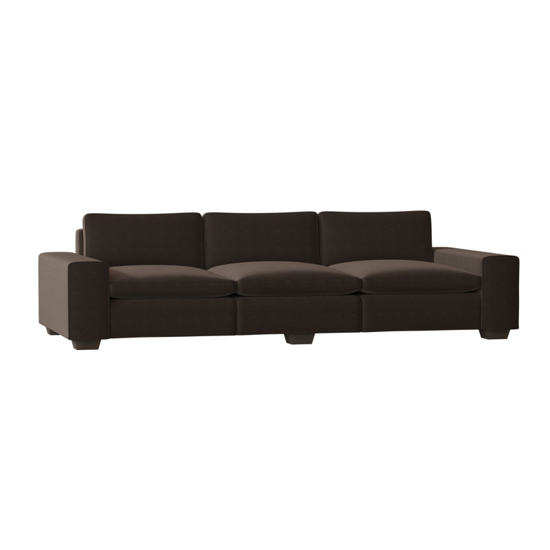 Canapé Liam, Graphite Metrolinen, Brun acajou