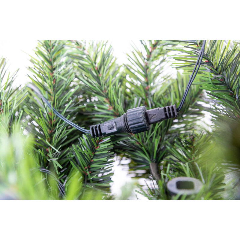Lighted Artificial Christmas Tree, 8 ft.