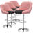 Calvyn Adjustable PU Leather Bar Stool Swivelling Counter Stool With Backrest Footrest-1258321392-1230355131