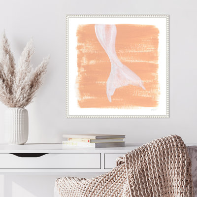 «Soft Sea Mermaid Tail» par Yvette St. Amant, reproduction d'art sur toile encadrée