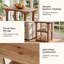 Solid Wood End Table