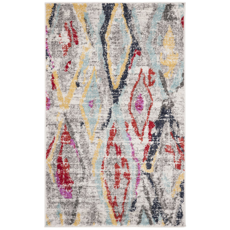 Muniz Performance Abstract Rug, Rectangle 3' x 5'