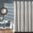 Chenille Chevron Cotton Geometric Shower Curtain-693306508