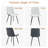 Modern PU Leather Upholstered Dining Chair-181410316