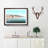 Shoreline of Sitges in Spain in Abstract - Picture Frame Graphic Art Print-55764580-55764581