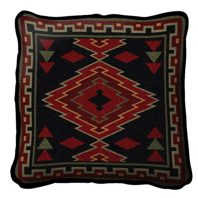Taos Cotton Reversible Throw Pillow